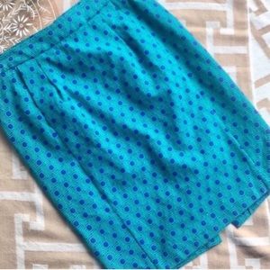 Fossil Hailey Geometric Midi Skirt